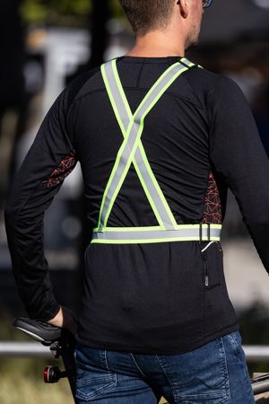 CROSS BELT reflektierender Gurt  gelb