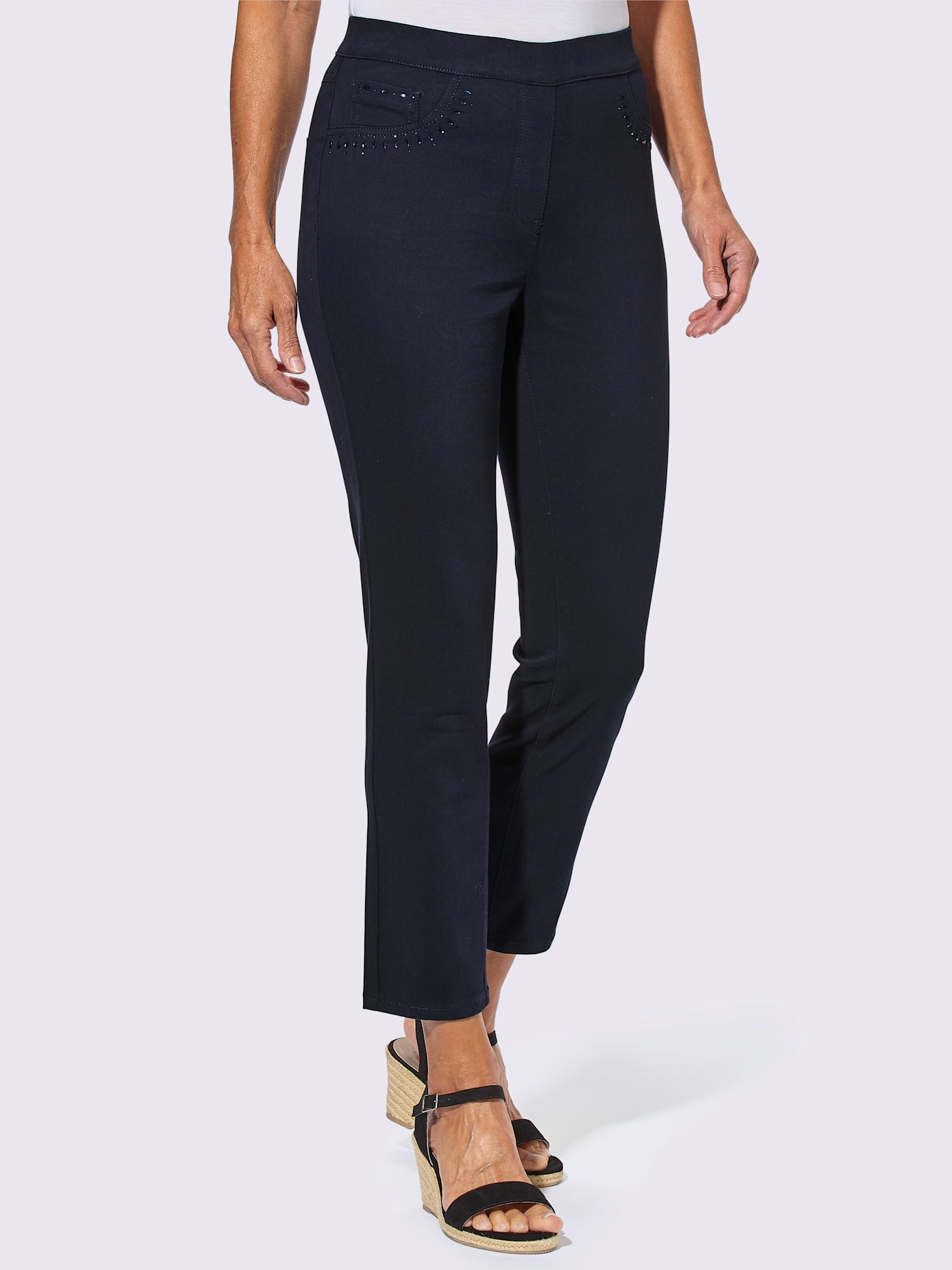 Jean 7/8 96% coton