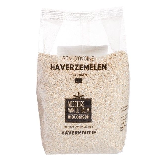 De Halm Haverzemelen (bio) 500 gram