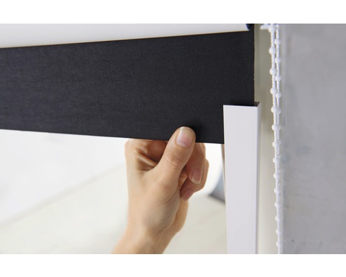 Wit zijprofiel voor Soluna rolgordijnen, 186 cm lang, 2-pack