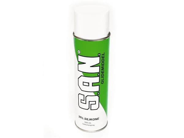 UNIPAK S.A.N.® glidemiddel er et silikoneglidemiddel fremstillet af en klar, lugtsvag NSF-godkendt silikoneolie 500ml