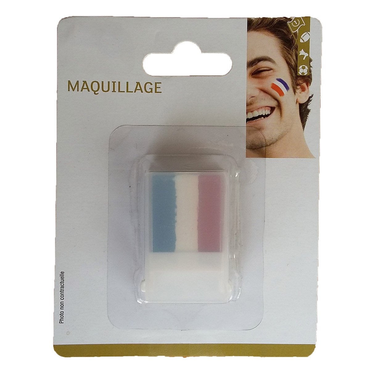 Fard Gras Stick Tricolore - équipe de france de football
