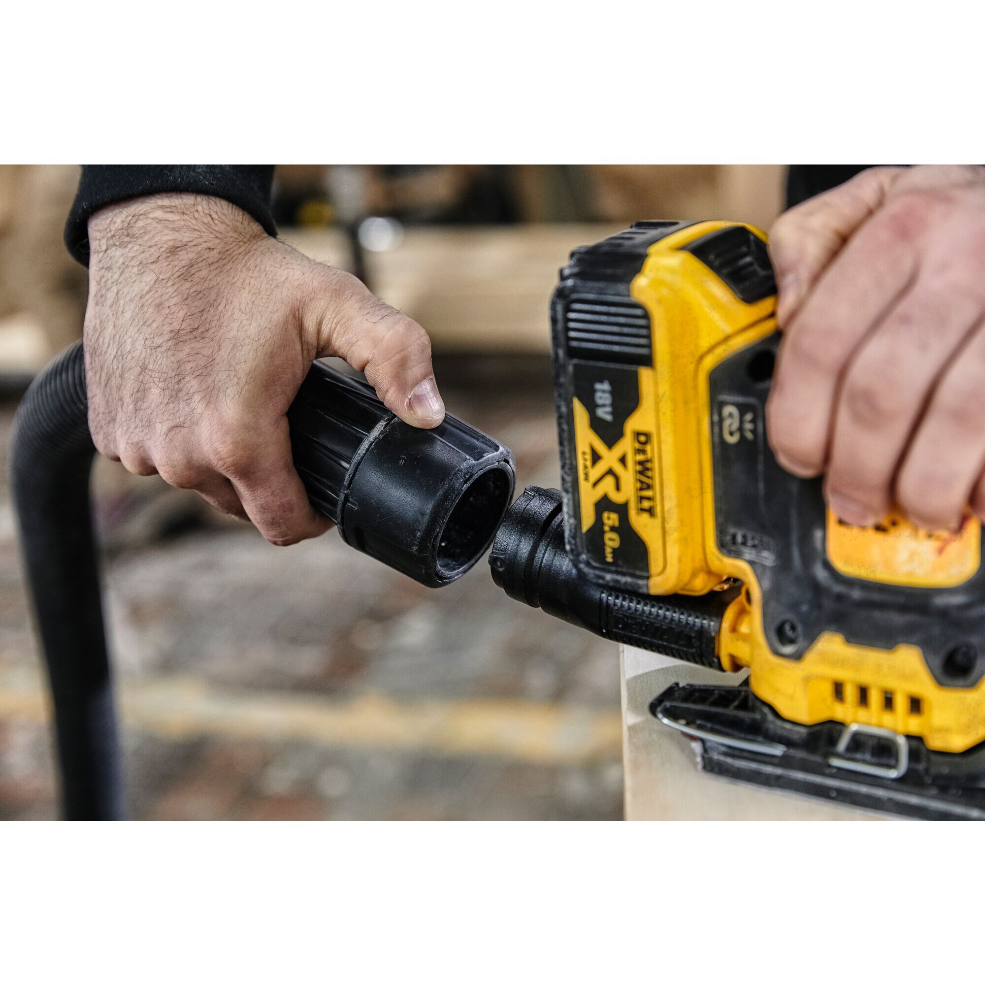 DeWalt Schwingschleifer Akku-Vibrationsschleifer DCW200NT, 18Volt