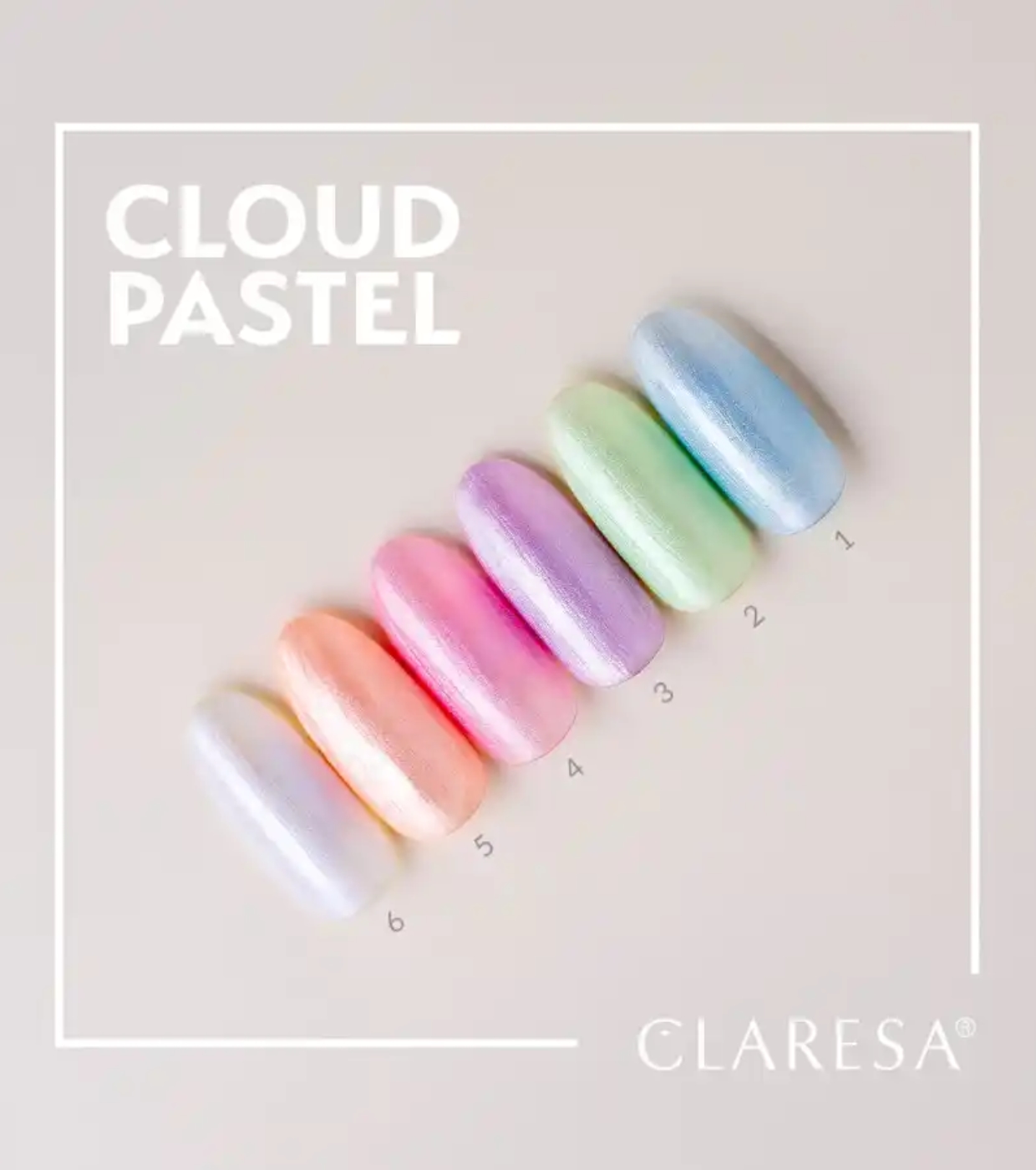 Claresa - *Cloud Pastel* - Esmalte semipermanente Soak off - 05
