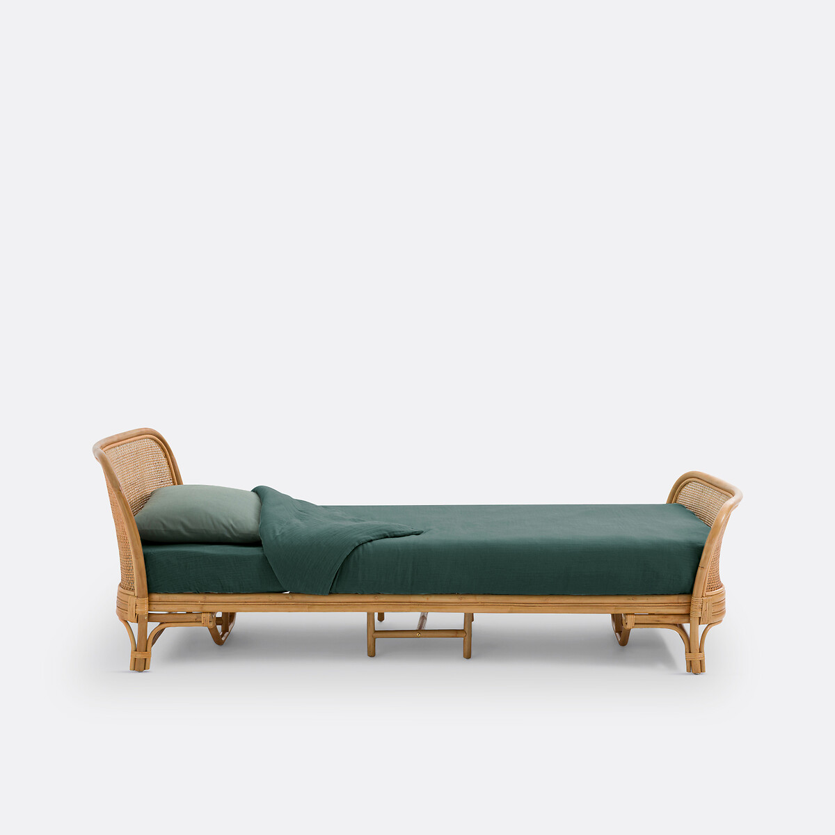 LA REDOUTE INTERIEURS<br>Cama e estrado de vime, Arsel
