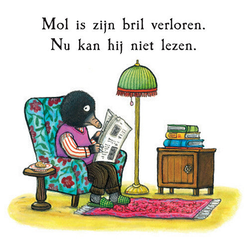 Uitgeverij lemniscaat flapjesboek de bril van mol