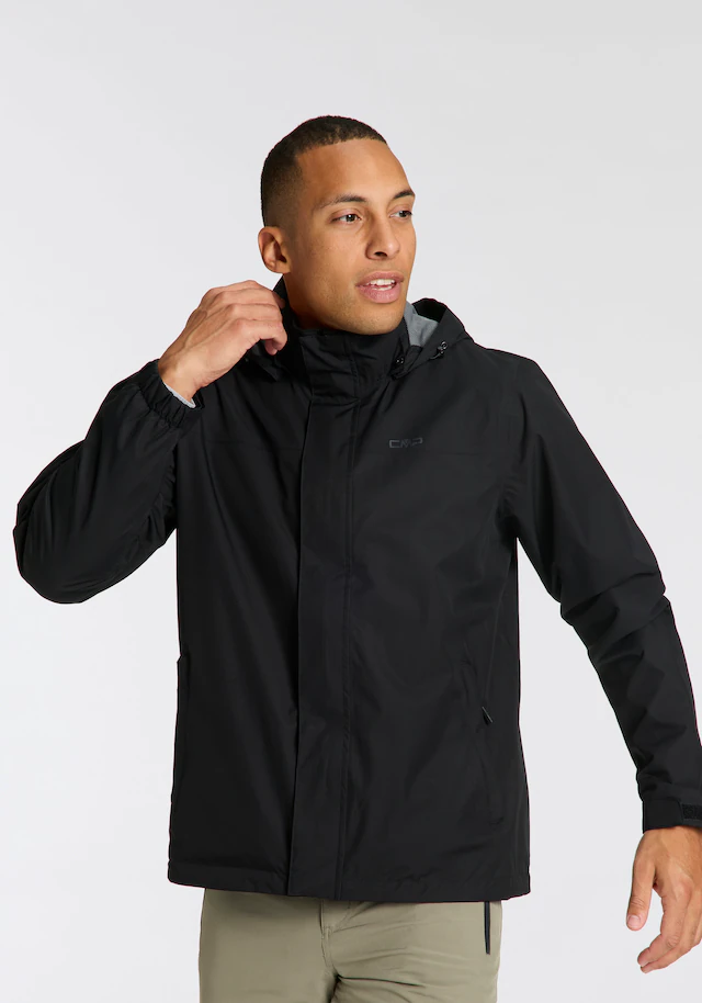 CMP Regenjacke mit Kapuze Atmungsaktiv & Winddicht & Wasserdicht, Übergangsjacke