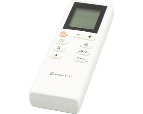 Hantech 12000 Tuya mobiele airconditioner met afzuigslang, wit/zwart, met afstandsbediening, geschikt voor ruimtes tot 35 m²/84 m³, lokale airconditioner