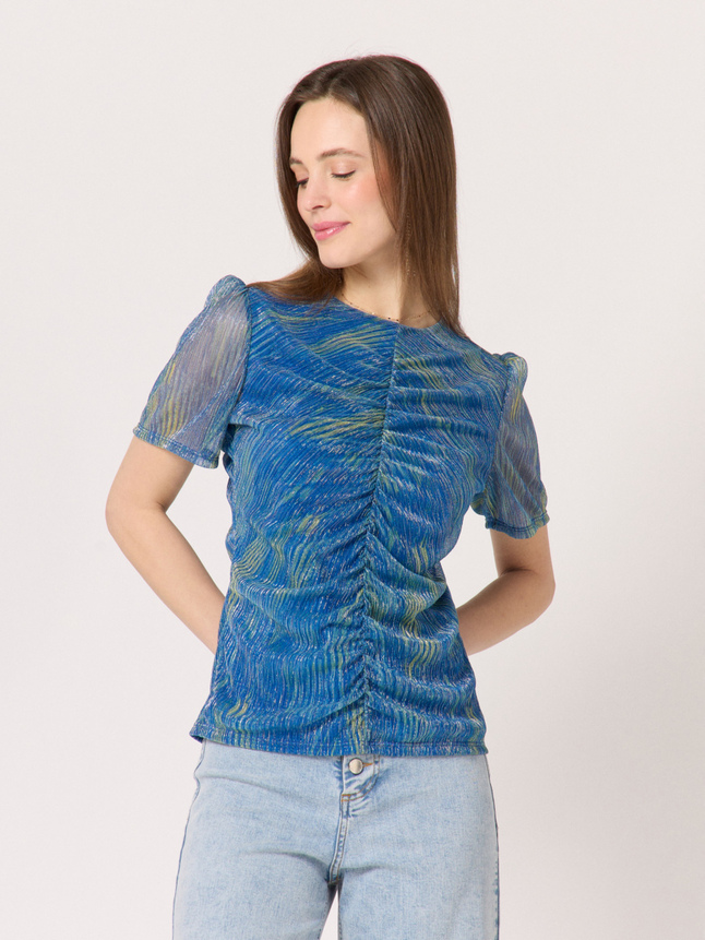 T-shirt irisé dos ouvert
