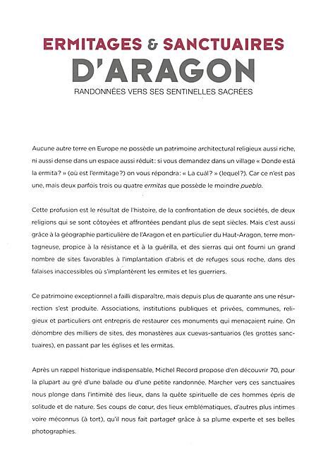 RANDO EDITIONS - ERMITAGES ET SANCTUAIRES ARAGON