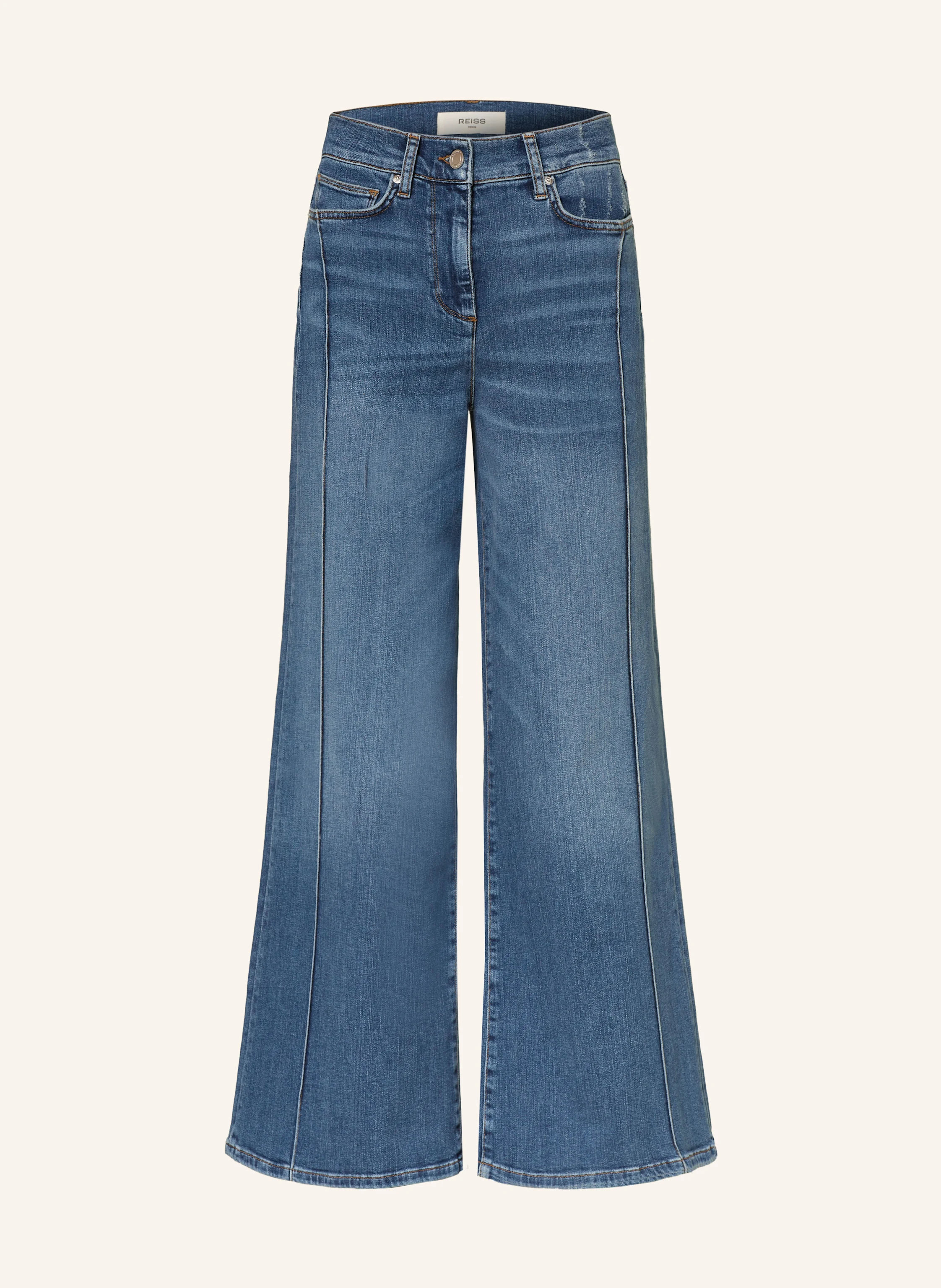 REISS Wide Leg Jeans HEATHER
