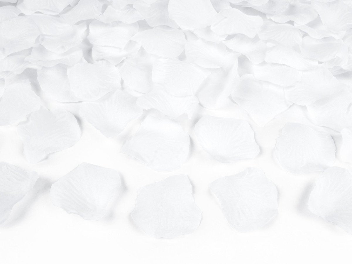 Confetti Kanon Witte Rozenblaadjes 60cm