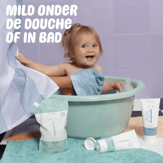 Naïf Baby & Kids Reinigende Wasgel Navulverpakking 500 ML