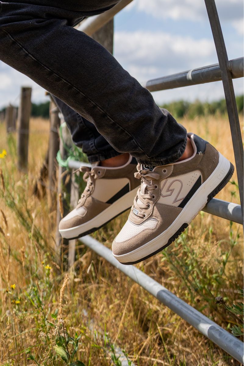 Cruyff Royal C+ Sneakers Taupe Heren