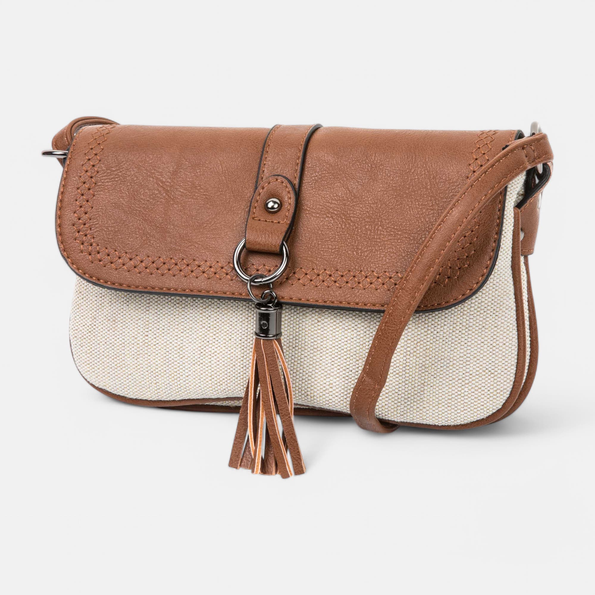 Sac bandoulière or