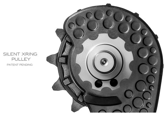 Chape de Dérailleur Hollowcage AbsoluteBlack pour Shimano Dura Ace 9250 12 V Gris