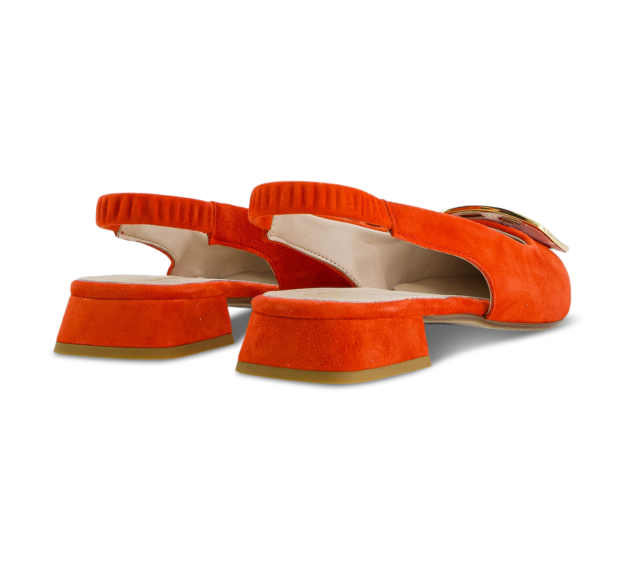 1874 by Walder Sling-Pumps orange
