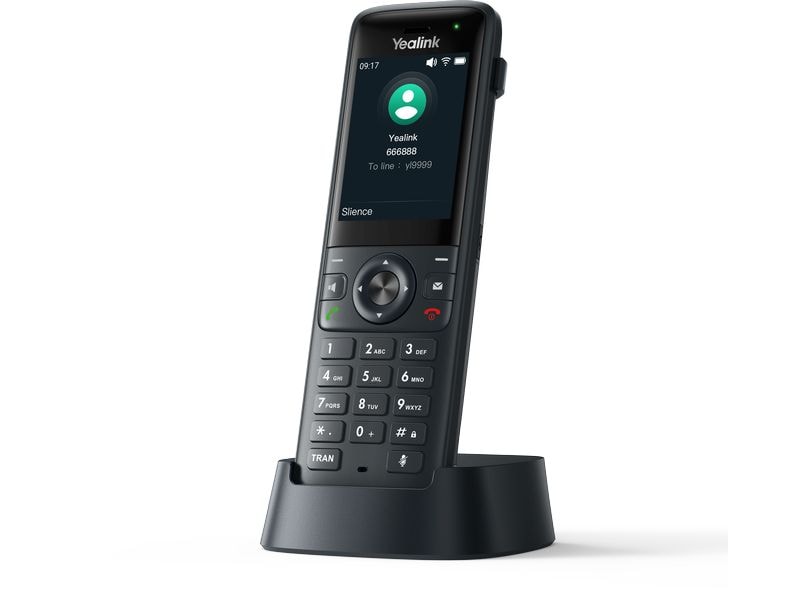 Yealink AX83H WiFi Mobilteil Ein vielseitiges WLAN-IP-Telefon für klare Kommunikation