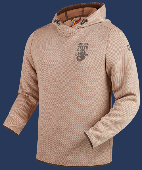 DynaCross Men Hood ScuWiLiHiTec, Macchiatomelange