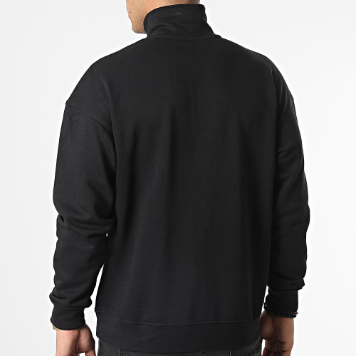 Sweat Col Zippé Oversize Large Brink Noir