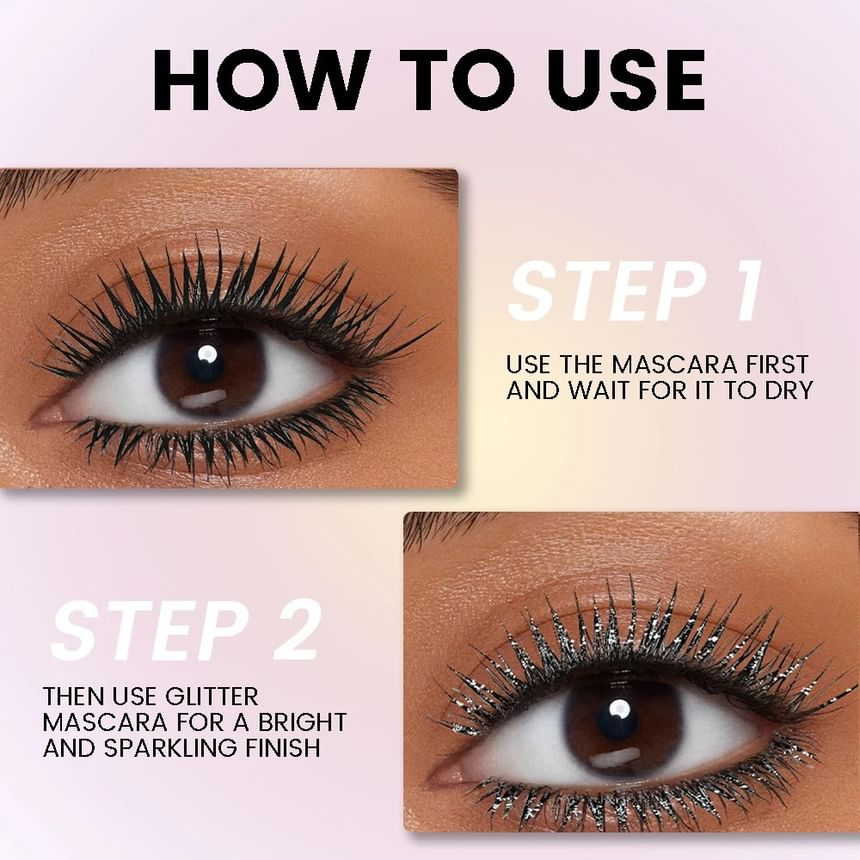 FOCALLURE - Glittermascara - 3 kleuren