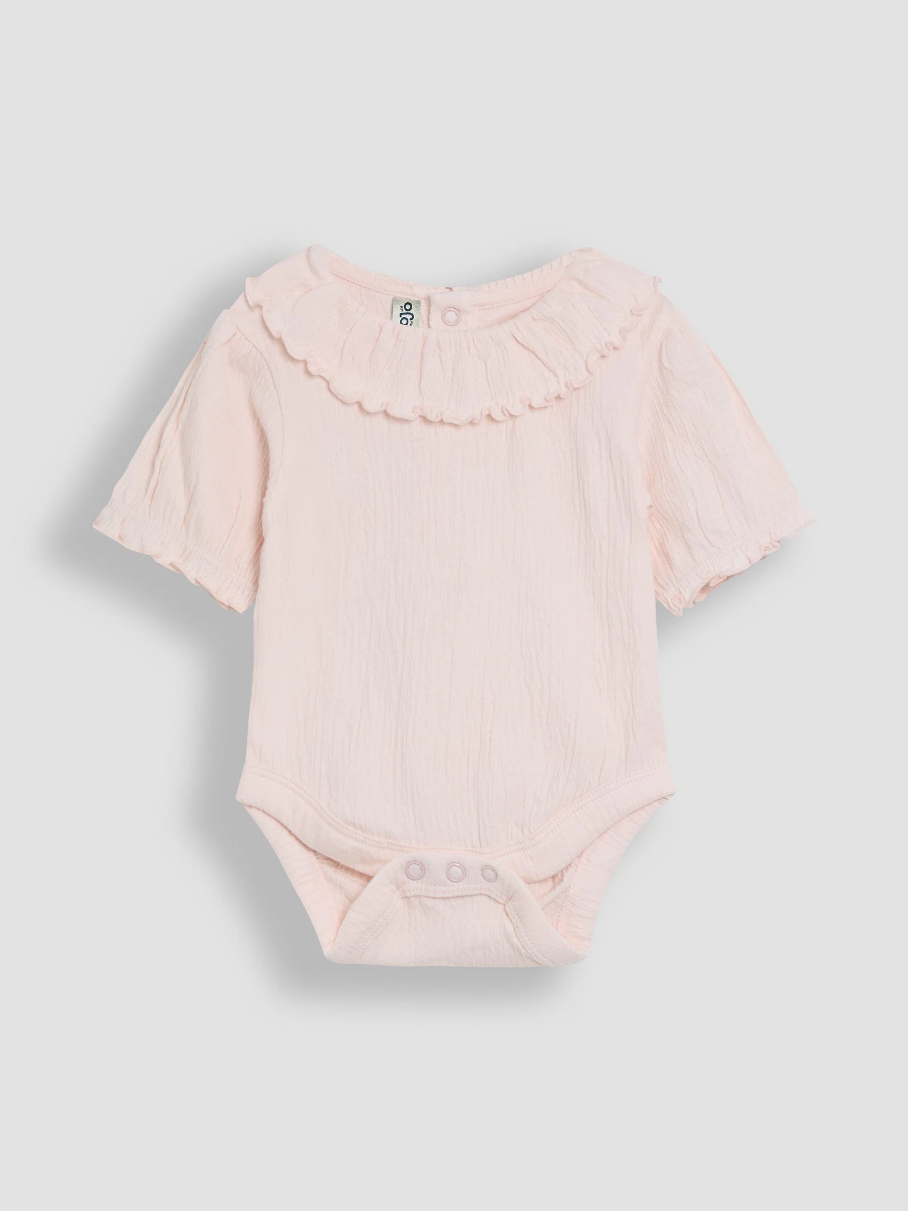 JoJo Maman Bébé Floral Frill Collar Bodies 2 Pack