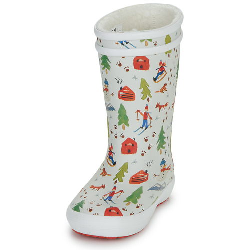 Aigle - LOLLY POP FUR PRINT - Blanc / Multicolore