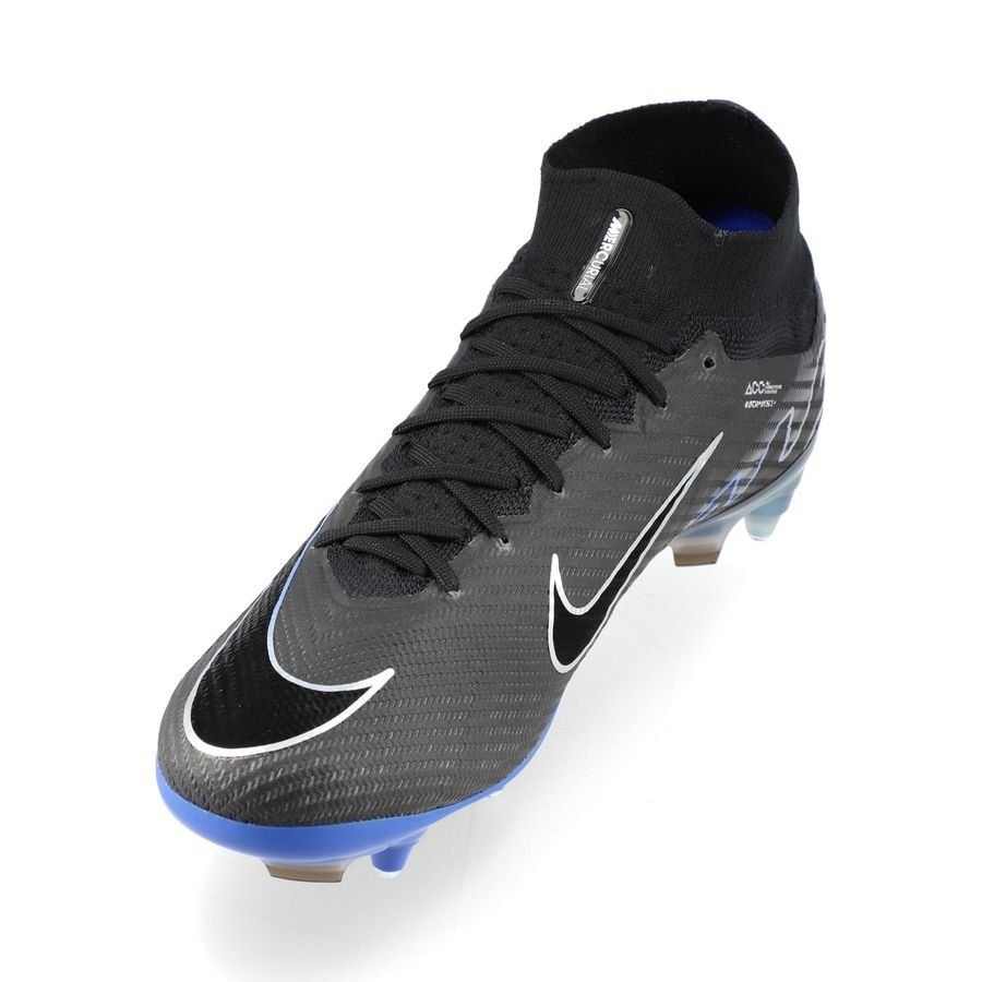 Nike Air Zoom Mercurial Superfly Elite 9 SG-PRO Anti-Clog Shadow - Noir/Chrome/Bleu