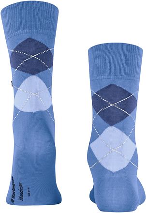 Burlington Manchester Sok Ruit Blauw 6550 21088-6550 kopen