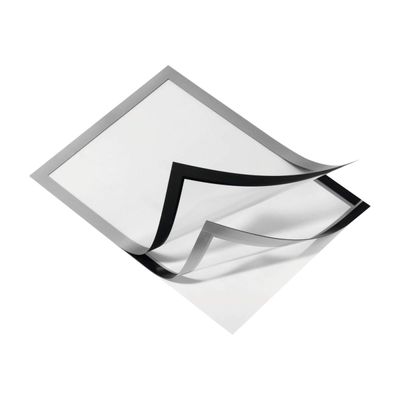 Durable Duraframe - Cadre d'affichage adhésif repositionnable - A4 - argent