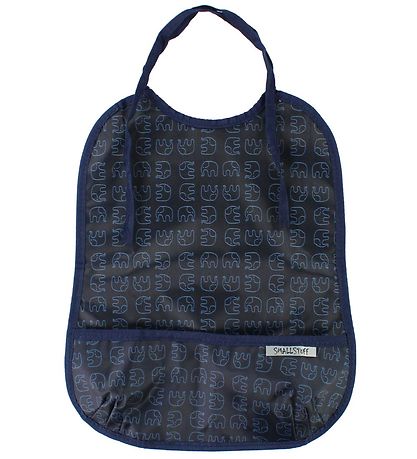 Smallstuff Hagesm?k m. Lomme - Stor - Navy m. Elefanter