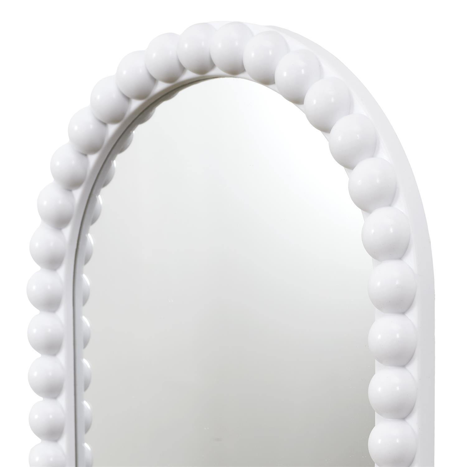 MIROIR CORFU BLANC H75CM X3 PIECES