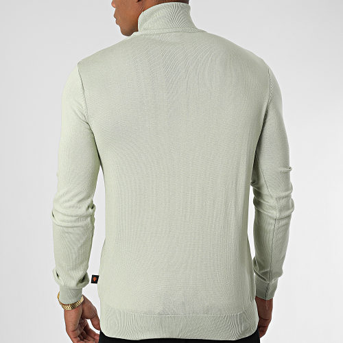 Pull Col Roulé AVR-176 Vert Clair