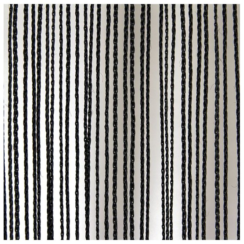 Wentex String Curtain 4x3m zwart Pipe & Drape