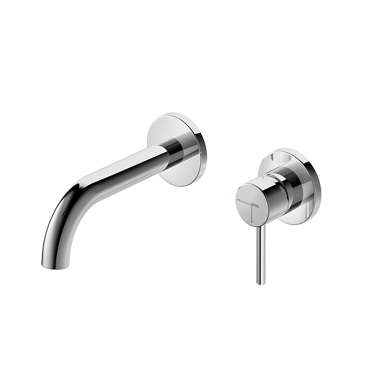 Hotbath Buddy Inbouw Wastafelkraan Geborsteld Nikkel B005J