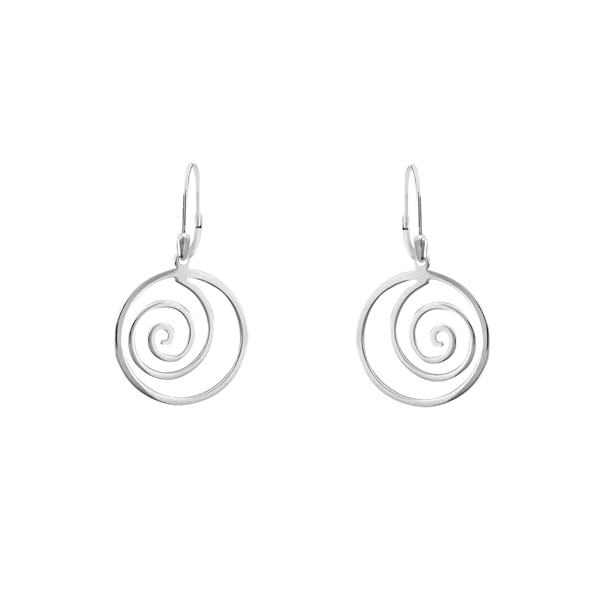 Boucles d'oreilles en argent 925 rhodié