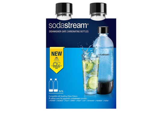 SODASTREAM - Bouteilles Pack 2 Bouteilles 1L lave-vaisselle