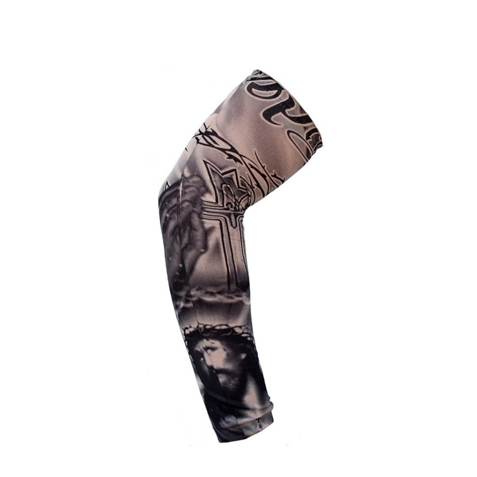 (37cm) Fake Tätowierung Temporary Tattoo Sleeve Stoff Ärmel - Style 6