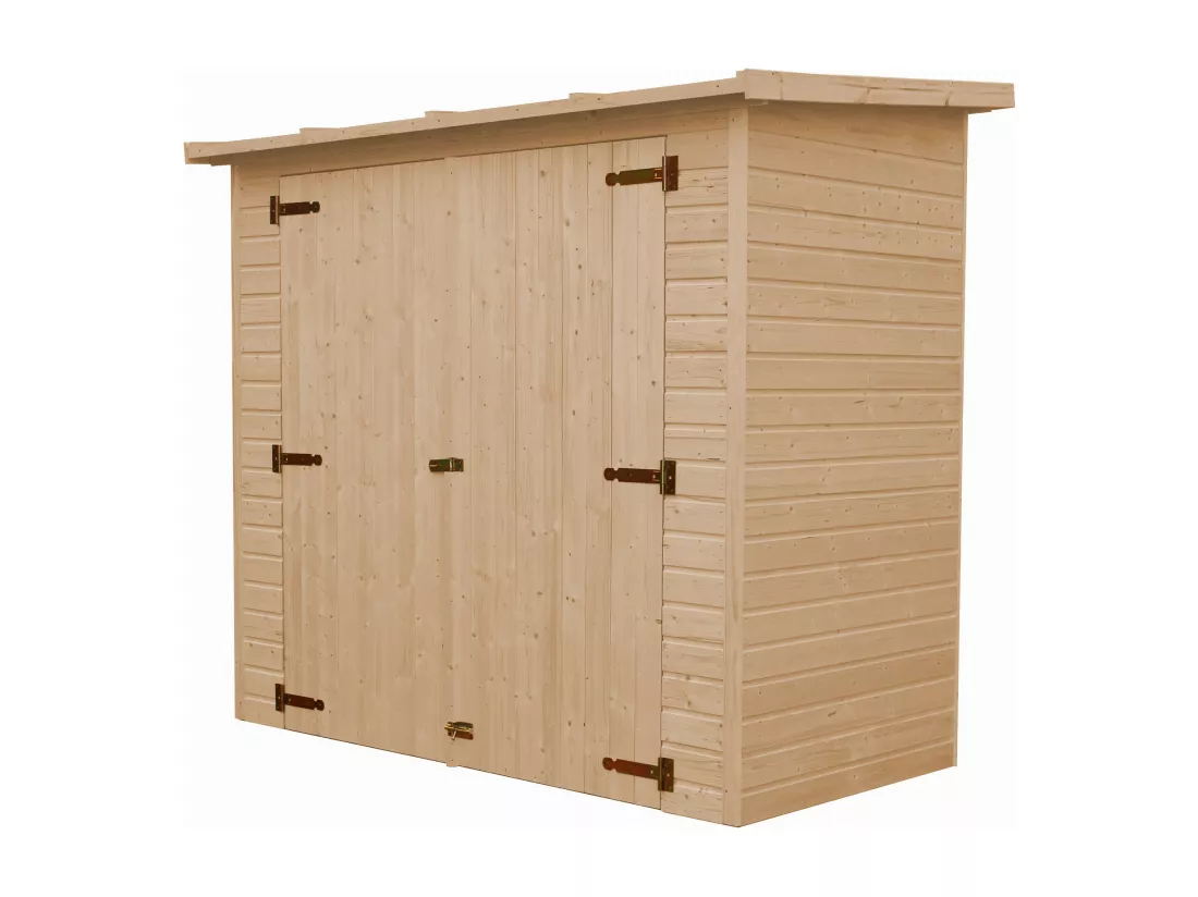 Abri à outils en bois - H194x123x223 cm/2,1 m² - TIMBELA M348