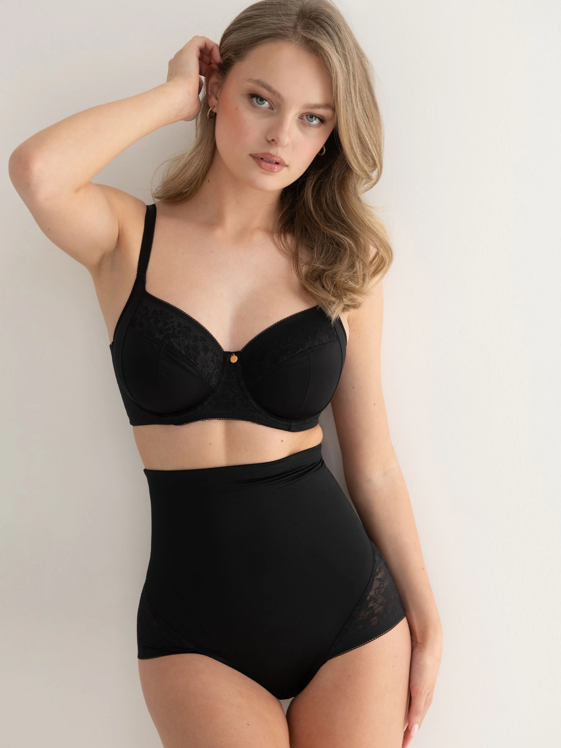 Zwart - Pour Moi Effortless Shapewear Tummy Control High Waist Briefs