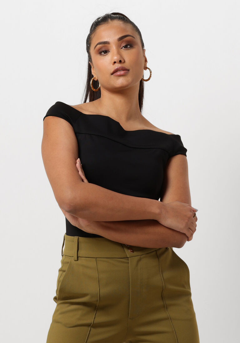 VANILIA zwarte vanilia top punto off the shoulder