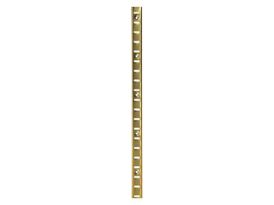 Crémaillère à visser acier laiton 1000 x 16 mm