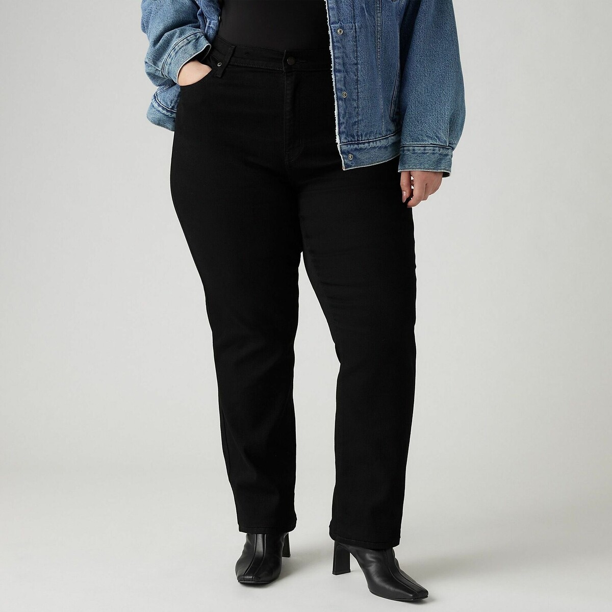 Calça Jeans Levi's Plus 724 High Rise Straight, Levi's Plus
