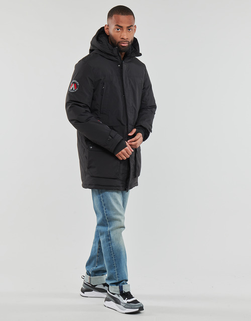 Superdry - CITY PADDED PARKA JACKET - Noir