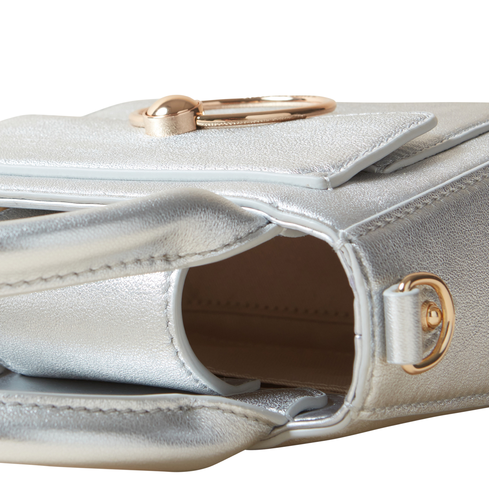 Sac à main en cuir | Argent