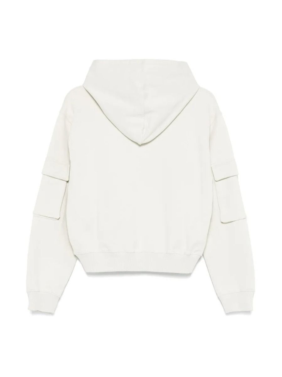 Off-White Cargo Hoodie Crop