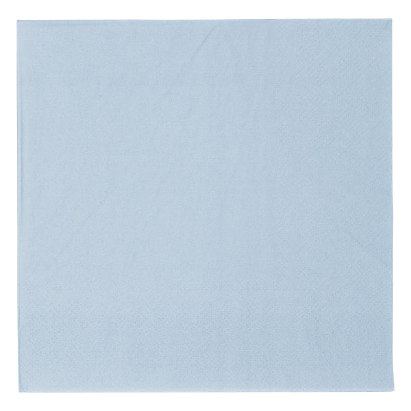 Blauwe Servetten Baby Blauw 3 Laags 33cm 20st