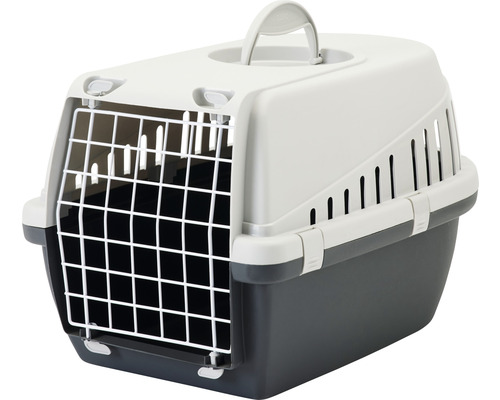 SAVIC Trotter 1 transportbox, 49 x 33 x 30 cm, lichtgrijs/antraciet