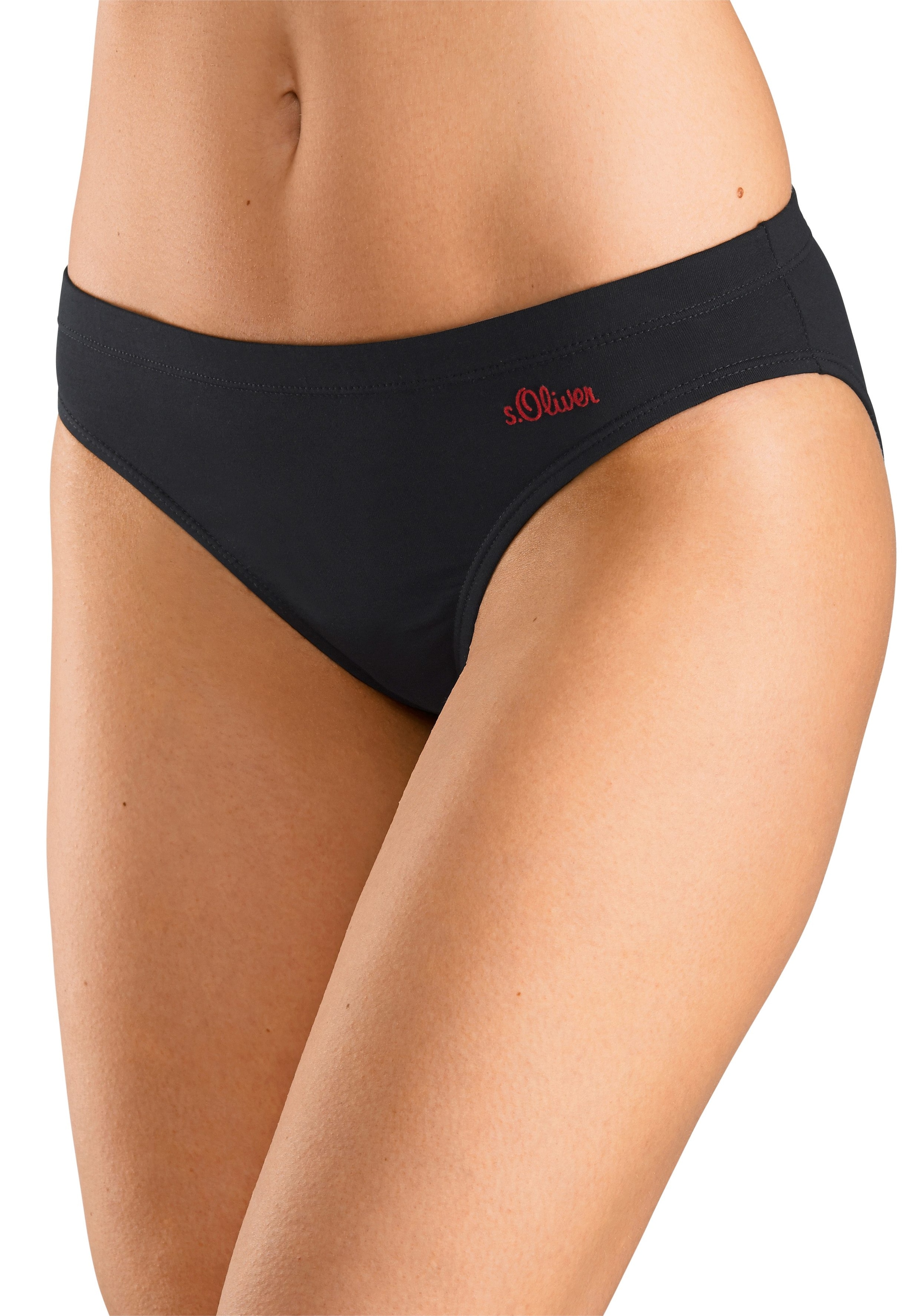 s.Oliver Bikinislip , aus elastischer Baumwoll-Qualität