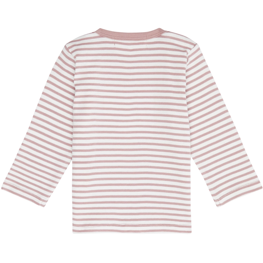 Sense Organics Langarmshirt, rose stripes